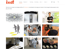 Tablet Screenshot of ixd.net